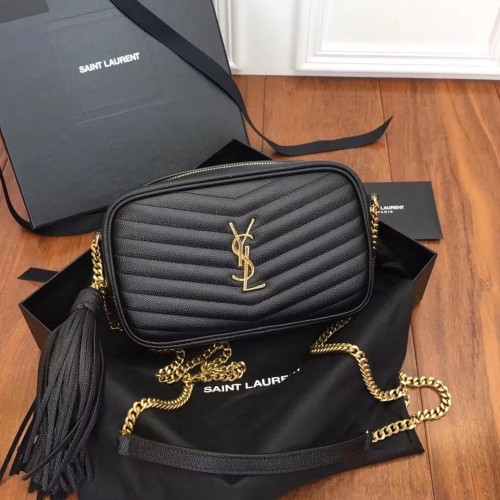 Saint Laurent LOU Bag genuine caviar 19x11x5cm SLLB22260 